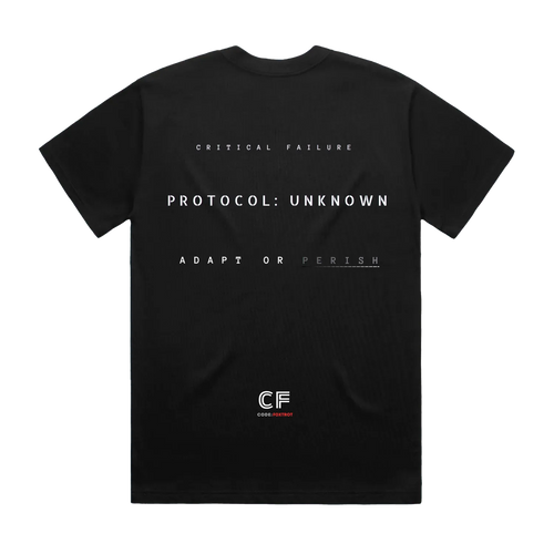 CRISIS MODE // Operational Manifest Tee (BLACK)