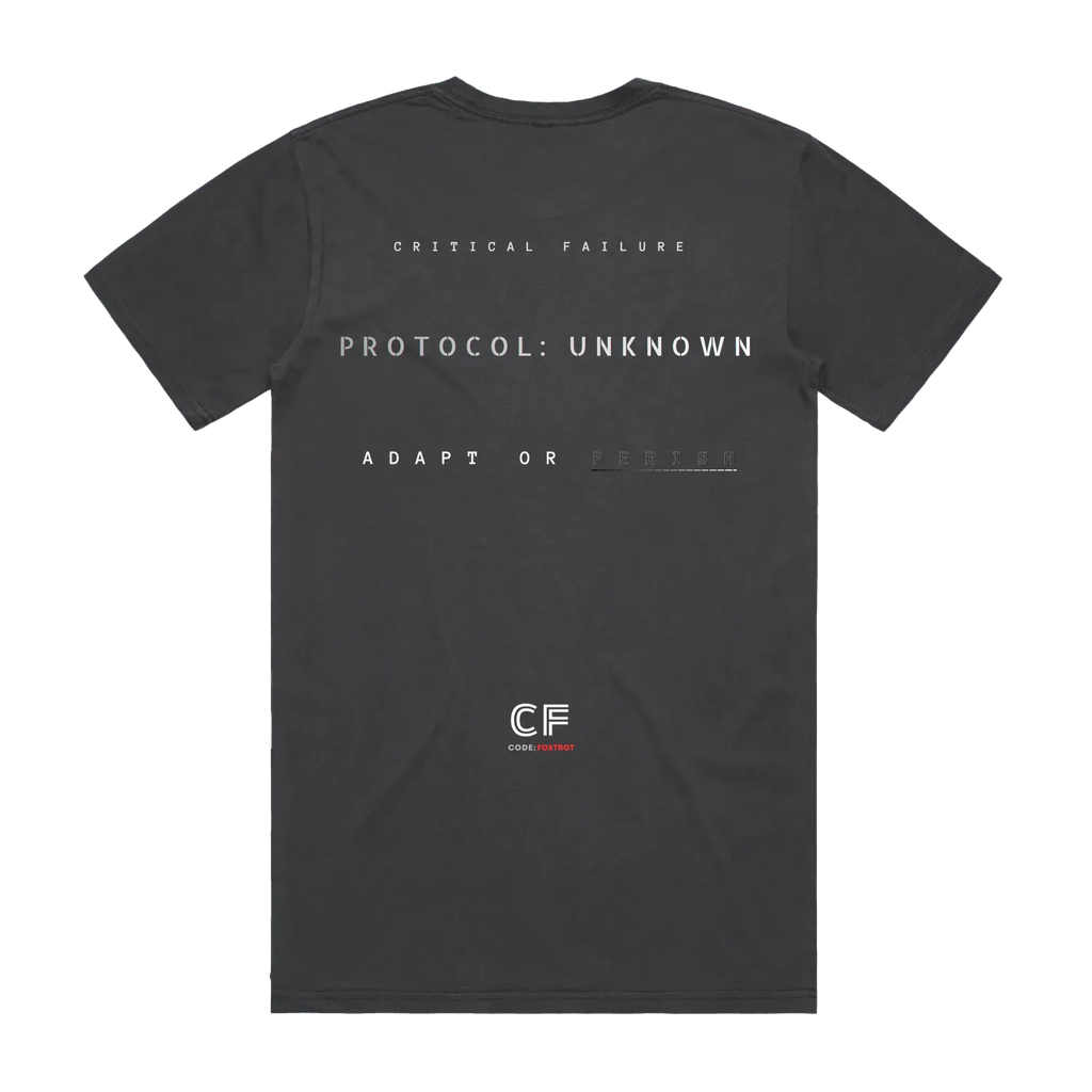 CODE: FOXTROT CRISIS MODE Faded Black-back