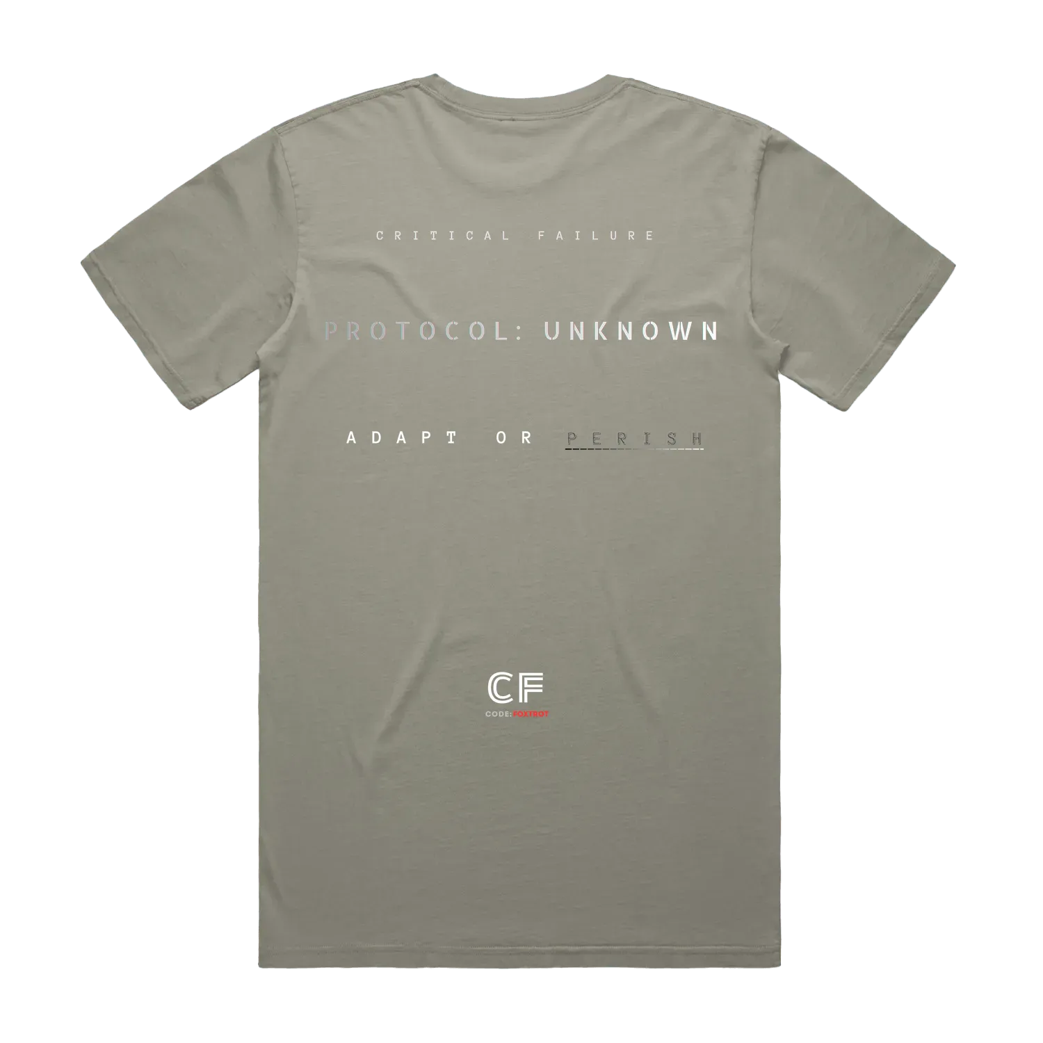CODE: FOXTROT CRISIS MODE Faded SAGE-back 