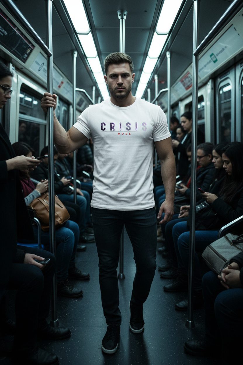CODE: FOXTROT Crisis Mode Operational Manifest Tee in White — front view