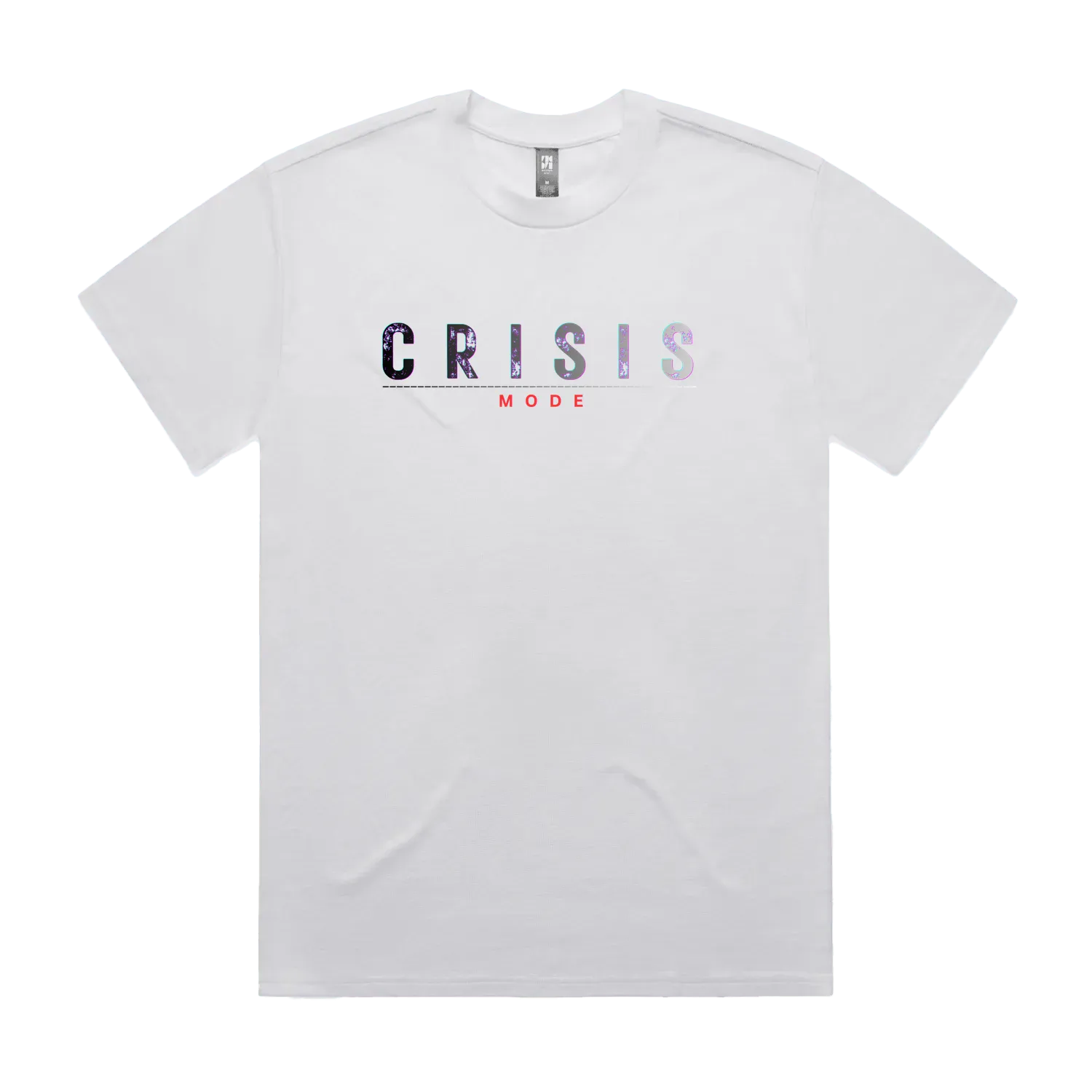 CODE: FOXTROT Crisis Mode Operational Manifest Tee in White — front view