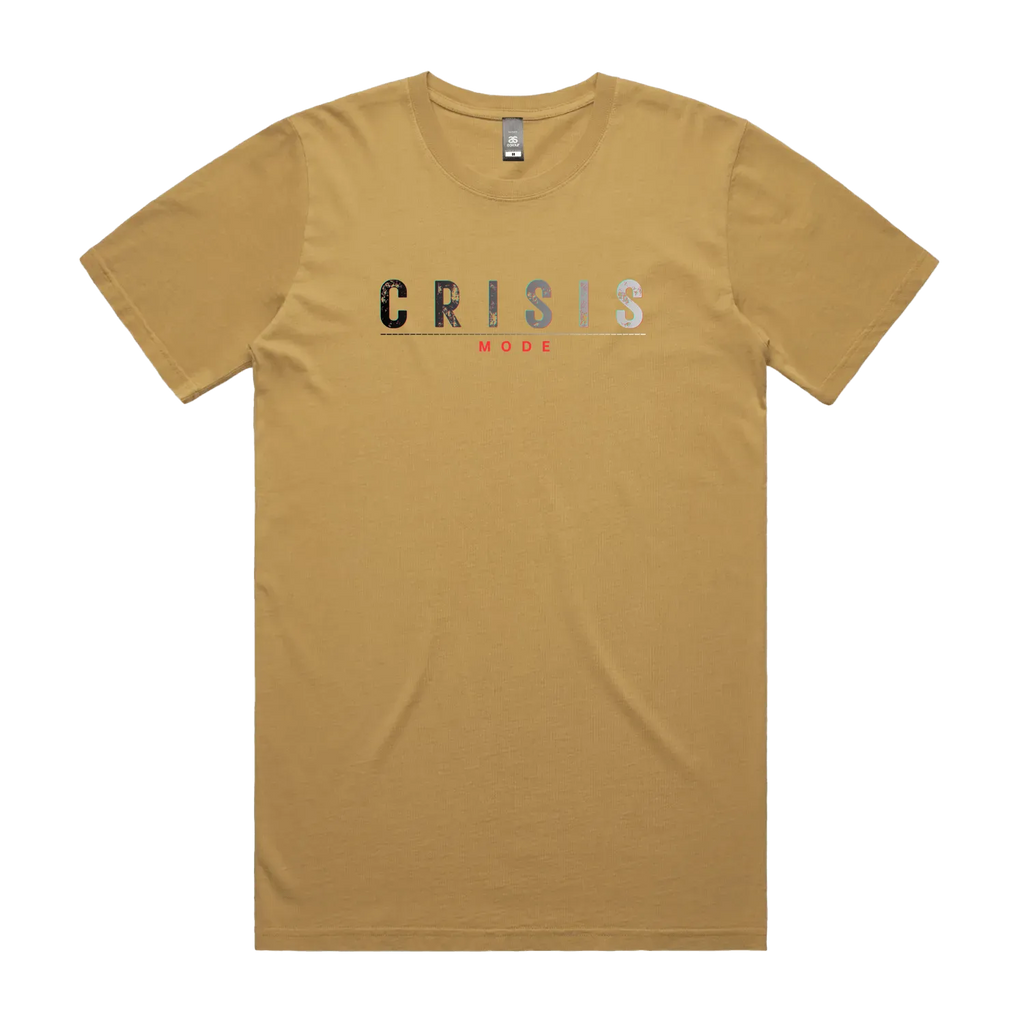 CODE: FOXTROT Crisis Mode Faded Mustard front flat lay