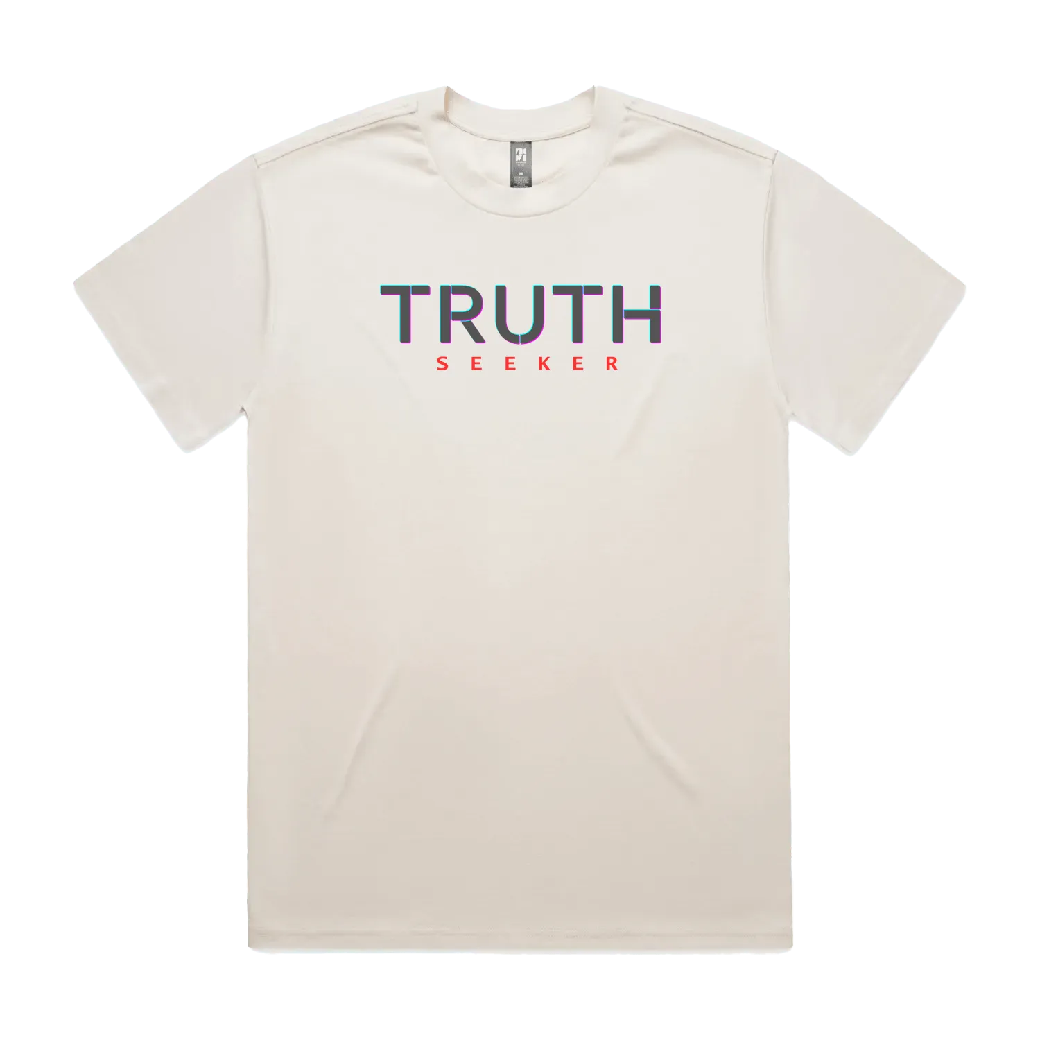 CODE: FOXTROT Truth Seeker Field Op Tee in Ecru — front view
