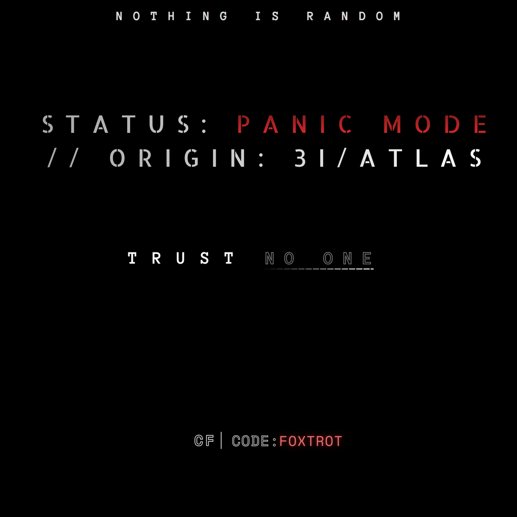 CODE: FOXTROT Panic Mode Operative Tee — back graphic detail