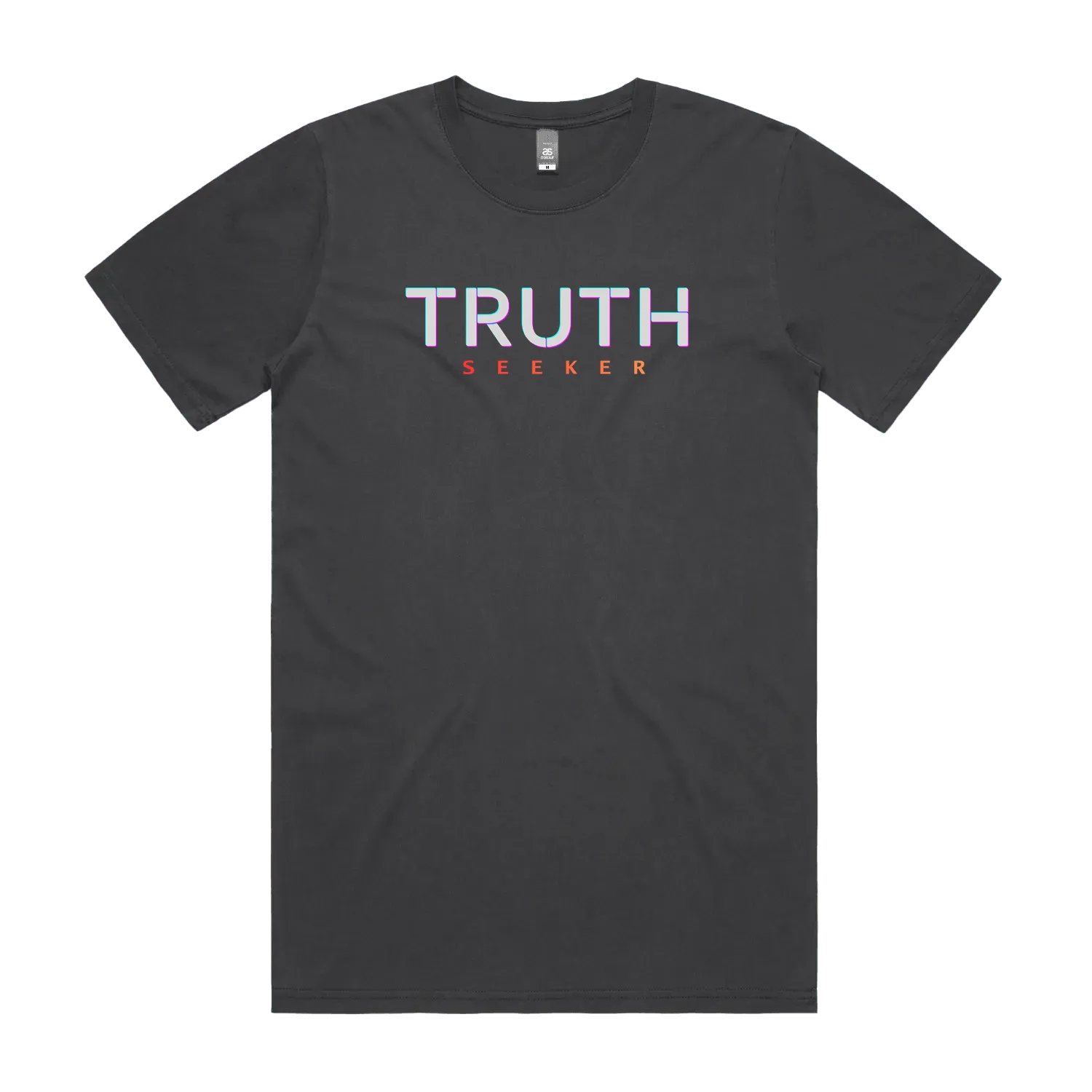 CODE: FOXTROT Truth Seeker Field Op Tee in Faded Black — front view