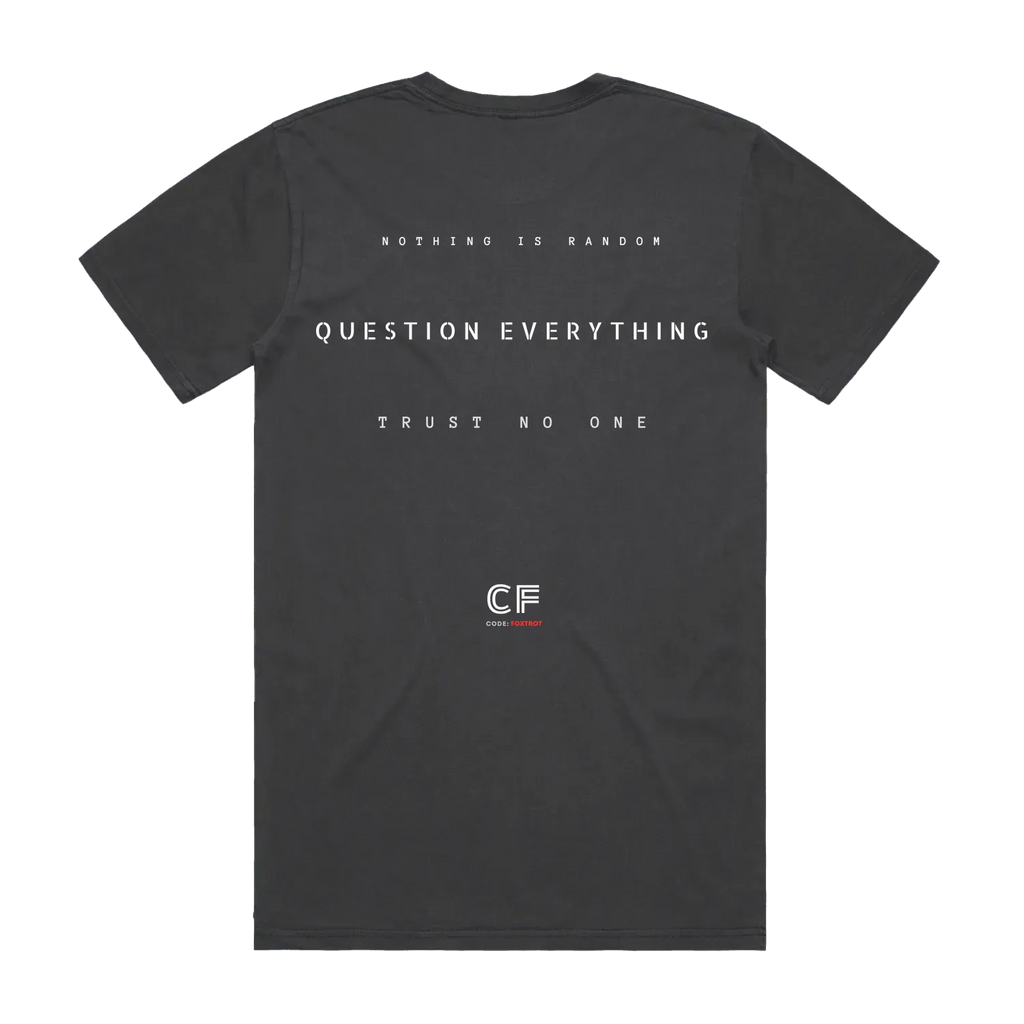 CODE: FOXTROT Truth Seeker Field Op Tee in Faded Dust — back view