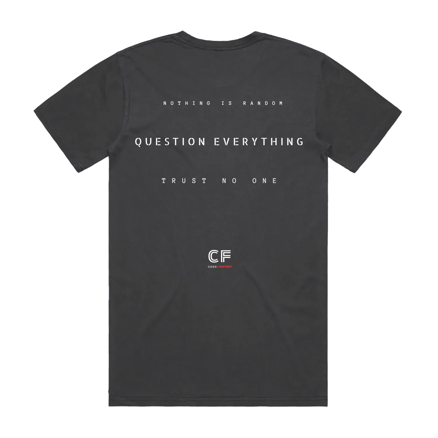 CODE: FOXTROT Truth Seeker Field Op Tee in Faded Dust — back view