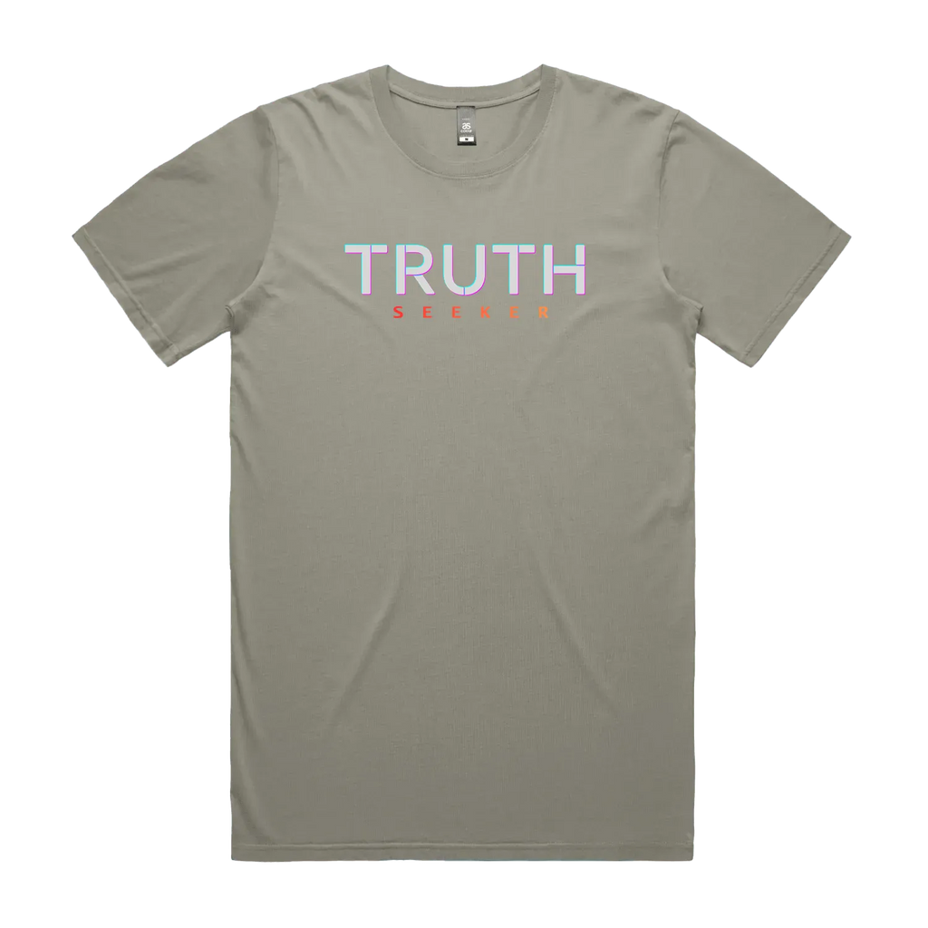 CODE: FOXTROT Truth Seeker Field Op Tee in Faded Dust — front view