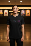 CODE: FOXTROT Truth Seeker Stealth Ops Edition Tee in Black — front view