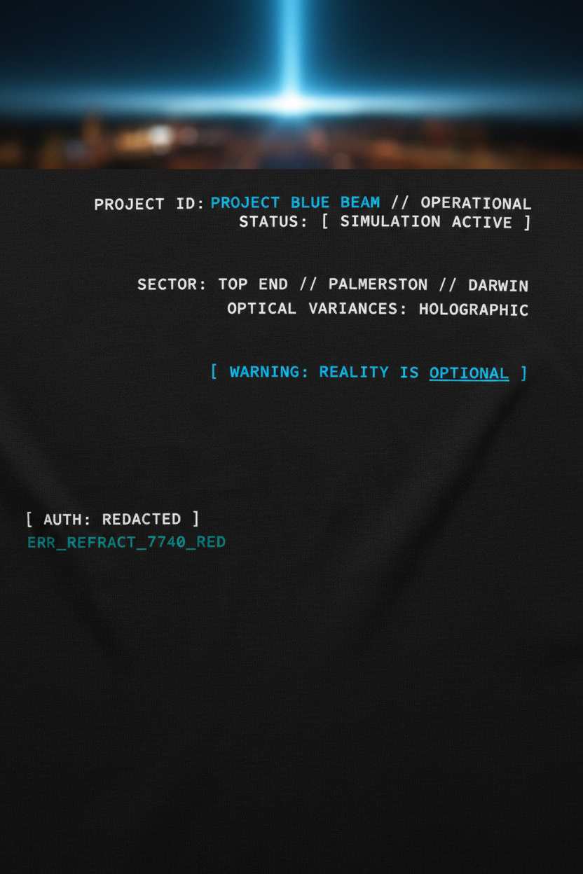 CODE: FOXTROT PROJECT BLUE BEAM — Back Macro Close Up
