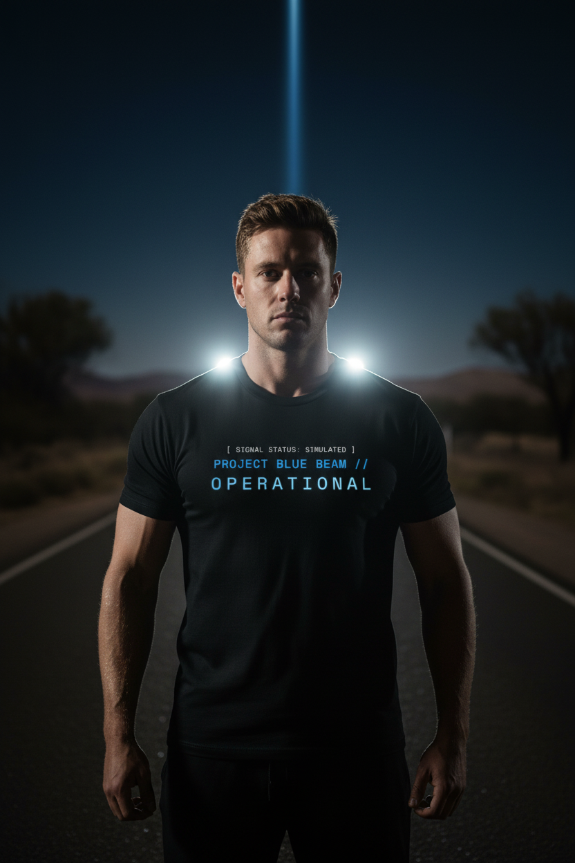 CODE: FOXTROT PROJECT BLUE BEAM — Front Zoomed Close Up