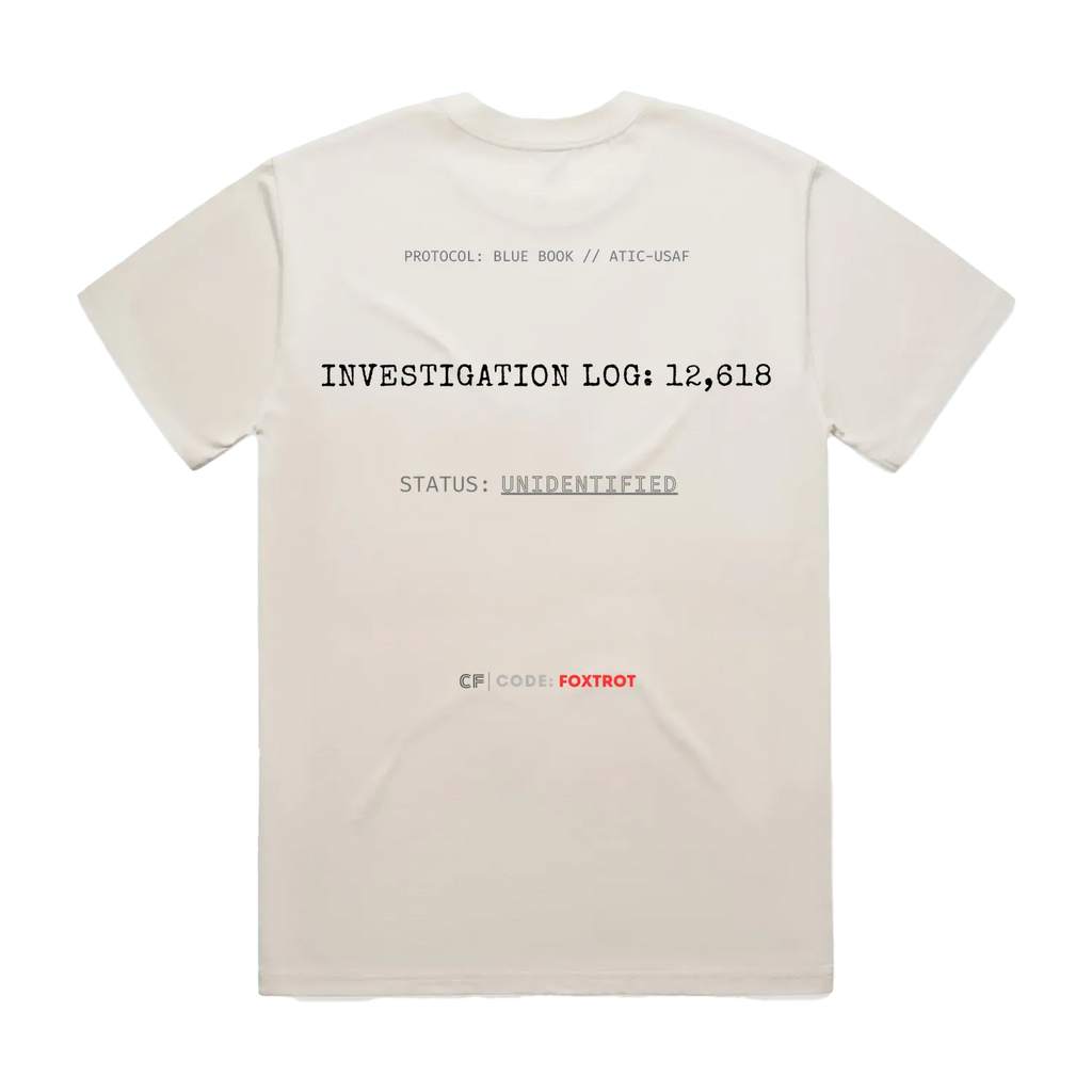 PROJECT BLUE BOOK // Archival Series 01 – Heavyweight Tee (DOSSIER)