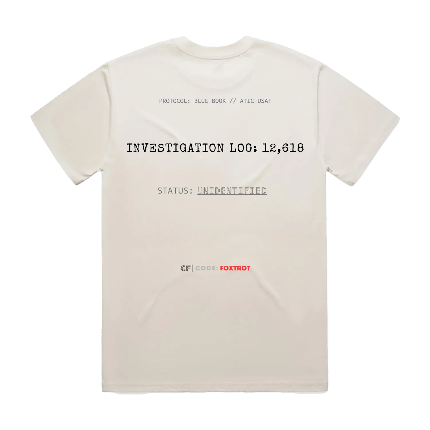 PROJECT BLUE BOOK // Archival Series 01 – Heavyweight Tee (DOSSIER)