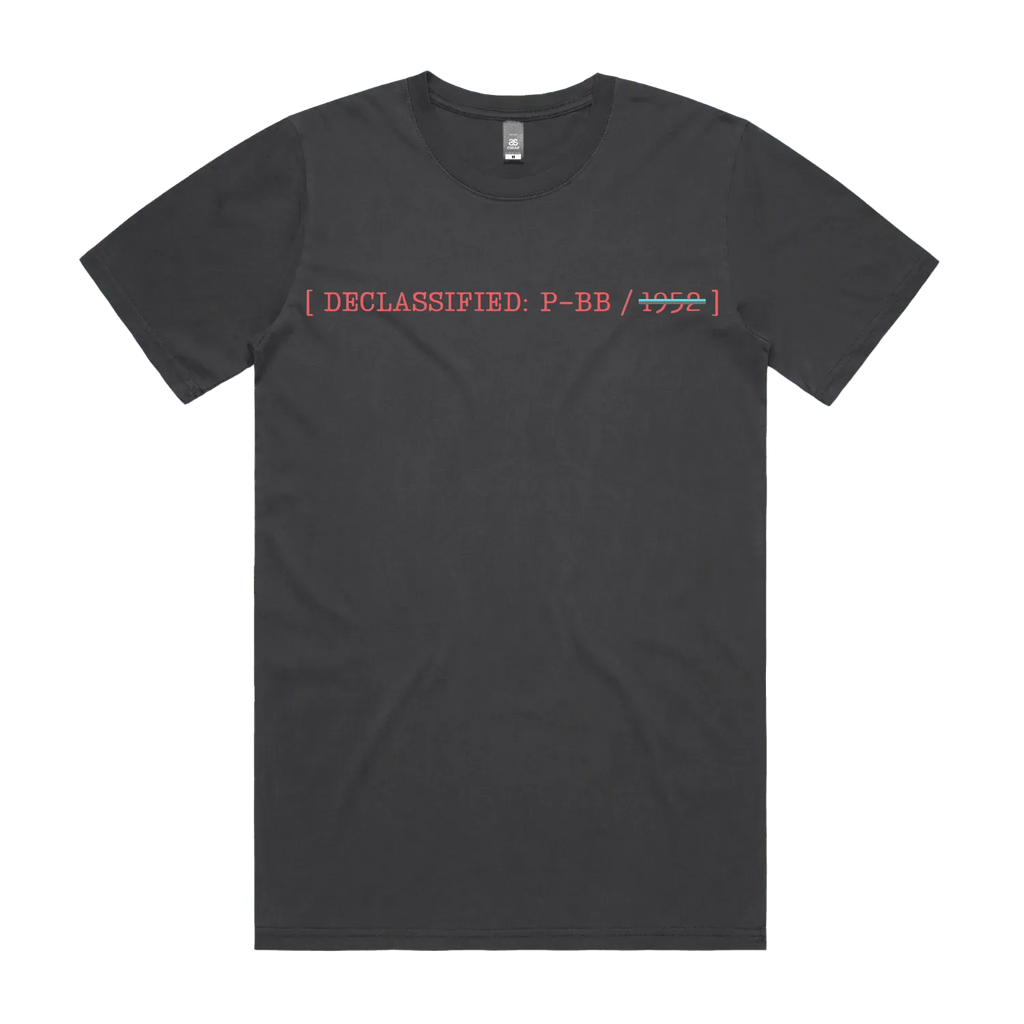 Faded Black front flat lay