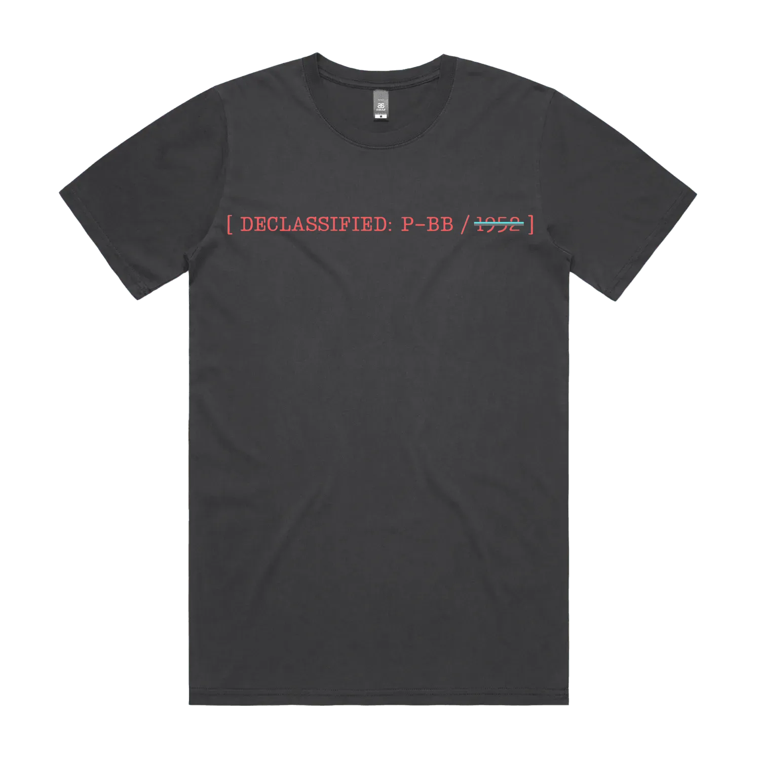 Faded Black front flat lay