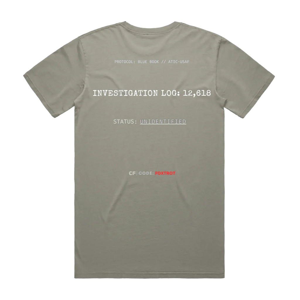 PROJECT BLUE BOOK // Archival Series 01 – Heavyweight Tee (Faded Dust)