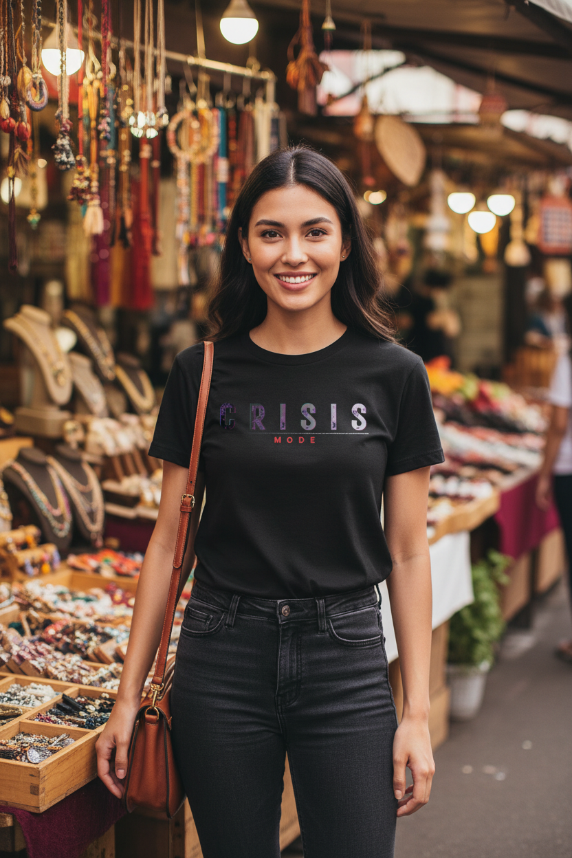 Crisis Mode Female Front Mockup