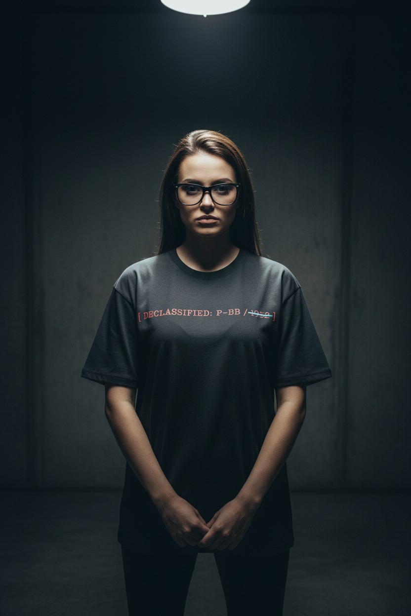 Declassified Faded Black — Interview Room Front